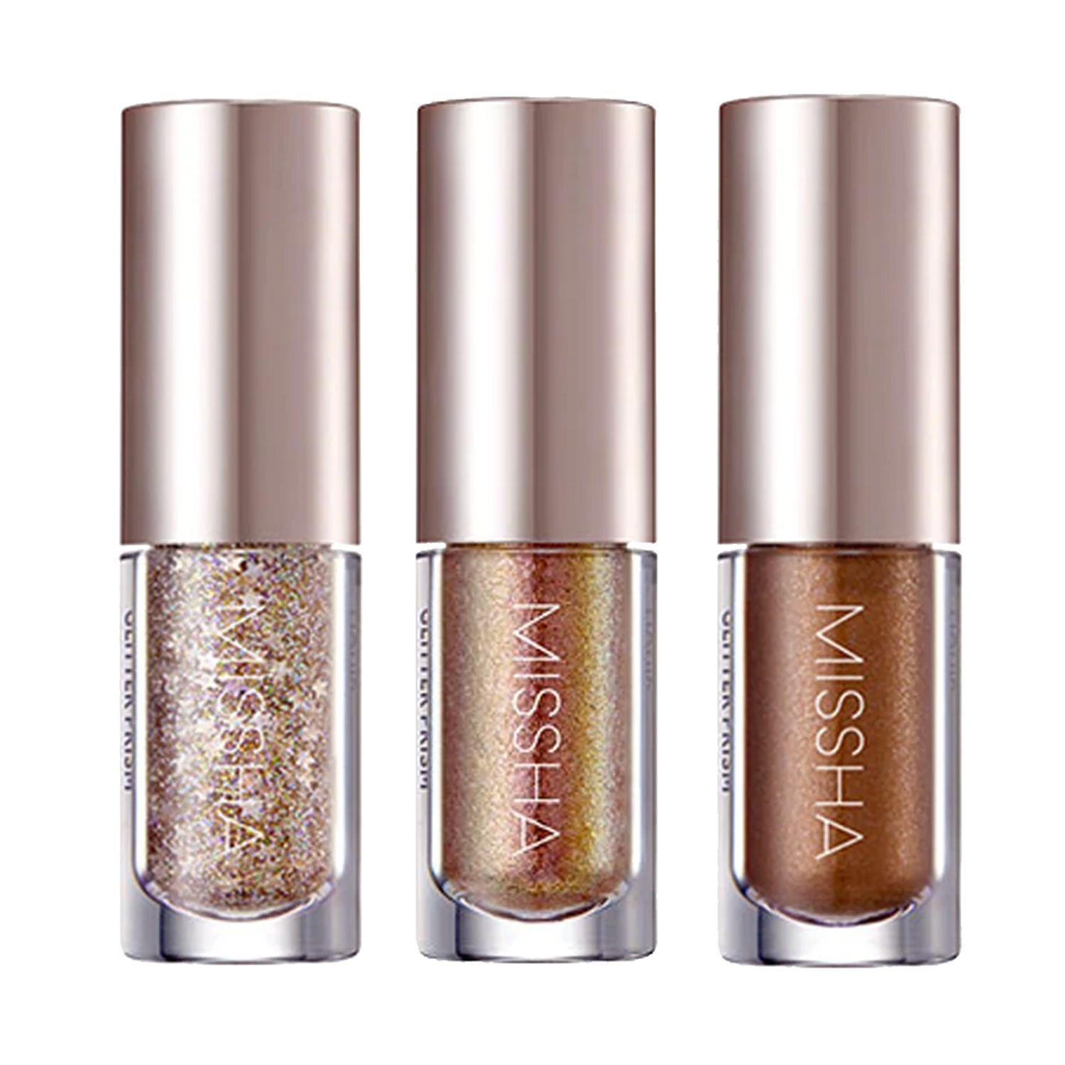 Set 3 Sombra de Ojos Líquida "Glitter Prism" Missha-0