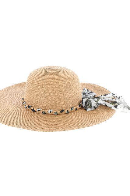 Sombrero Café Tex Beige Trenza i-D-0