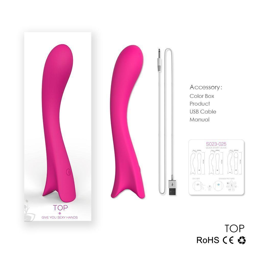 Dildo Vibrador Realista Top Potente Silencioso-5