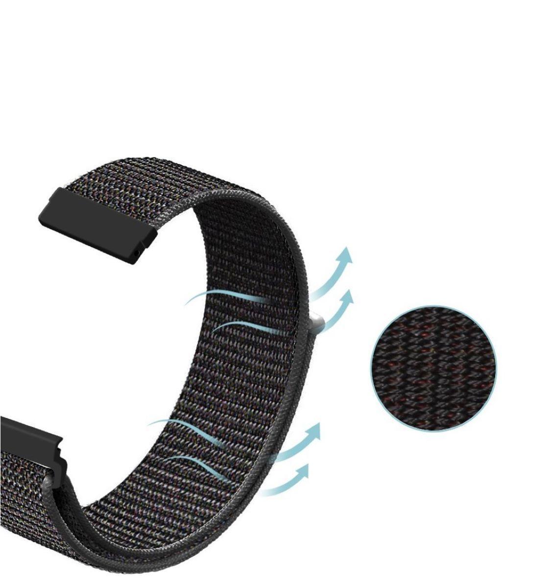 Correa Nylon Compatible Huawei Gt-gt2-gt3 46mm 22mm Rosado-3