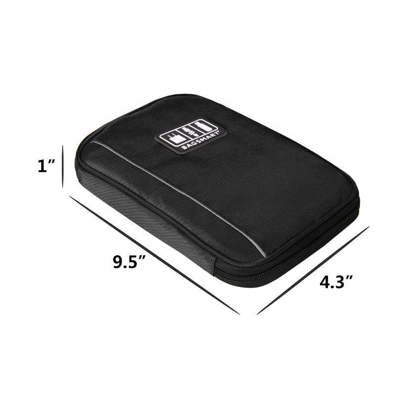 Bagsmart Organizador electrónico Glendora para viajes-Negro-5