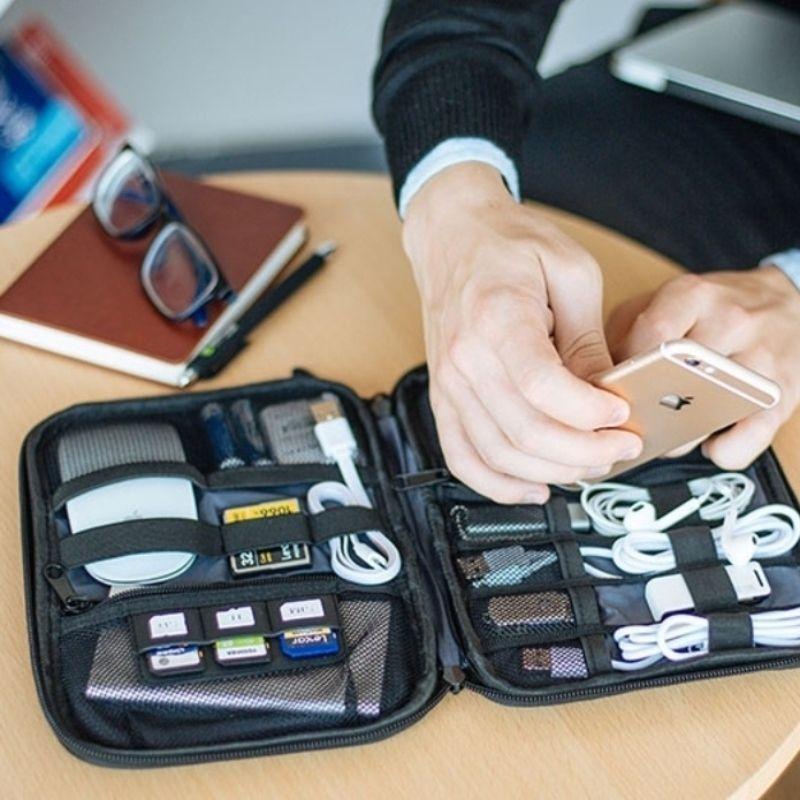 Bagsmart Organizador electrónico Glendora para viajes-Negro-1