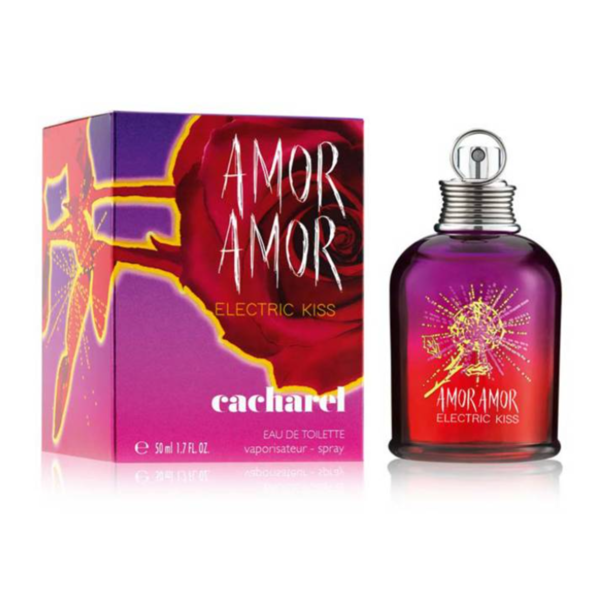 AMOR AMOR ELECTRIC KISS CACHAREL EDT 50ML MUJER-0