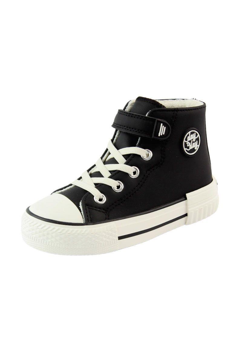 Zapatilla day to day caña velcro elastico niño 943-1