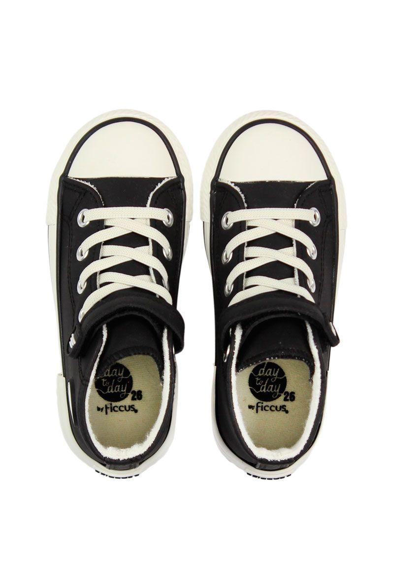 Zapatilla day to day caña velcro elastico niño 943-2