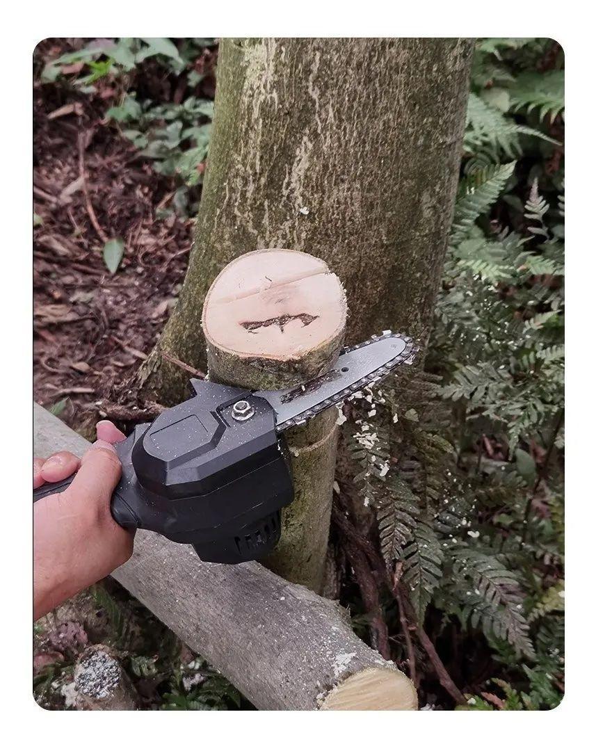 Sierra Podadora Eléctrica Inalámbrica 550w 24v Bateria Carga-3