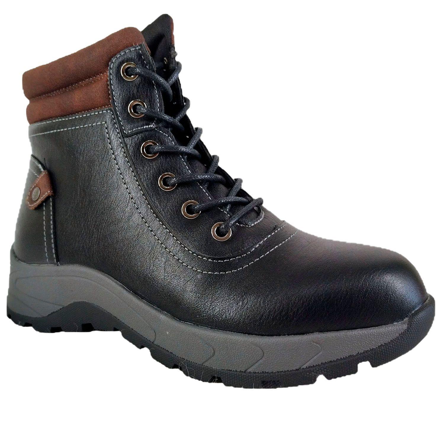 Botin casual Taco bajo de Mujer 2207 Negro-1