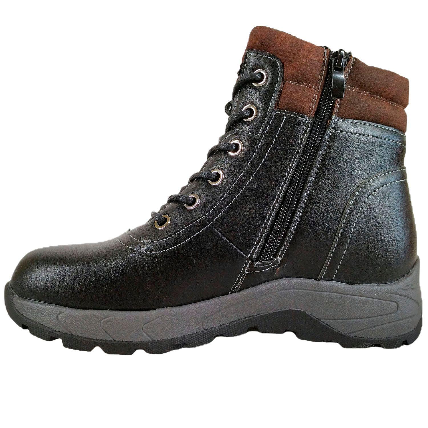 Botin casual Taco bajo de Mujer 2207 Negro-4