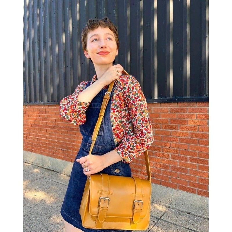 Ecosusi Bolso Mensajero JANE tablet 10.2" - Mostaza-6