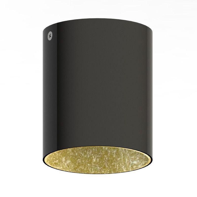 FOCO SOBREPUESTO POLASSO ACERO NEGRO LED 1X4W COD.94502-0