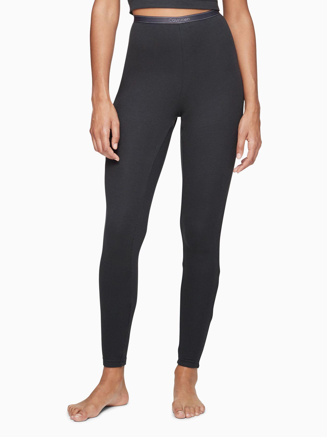 Legging Pure Ribbed Negro Calvin Klein-0