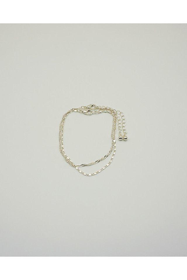 Pulsera Blanda Chains plateada. I-D-0