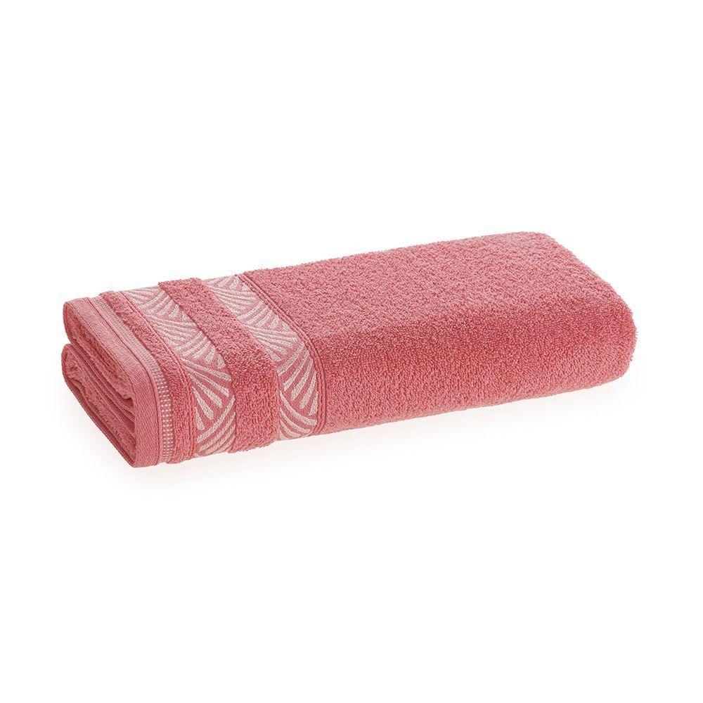 Toalla de baño Karsten San Lui 400gr 70 x 140 cm Palo Rosa/Rosa-0