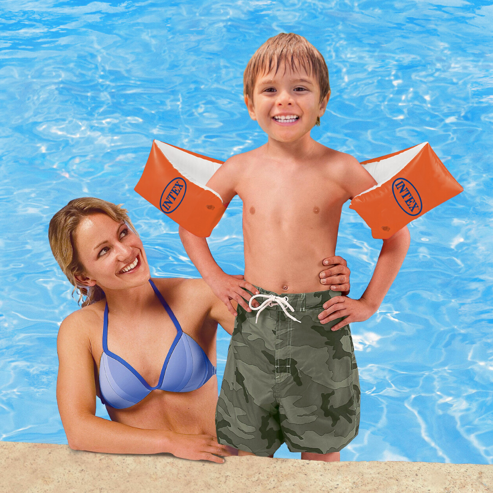 Alitas Inflables Niño Capac 60 Kg Deluxe Arm Bands-3