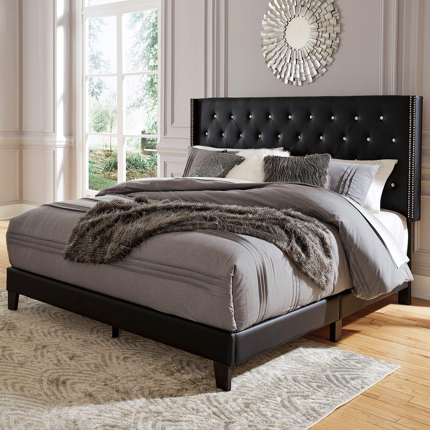 Cama 2 plazas Vintasso black-1