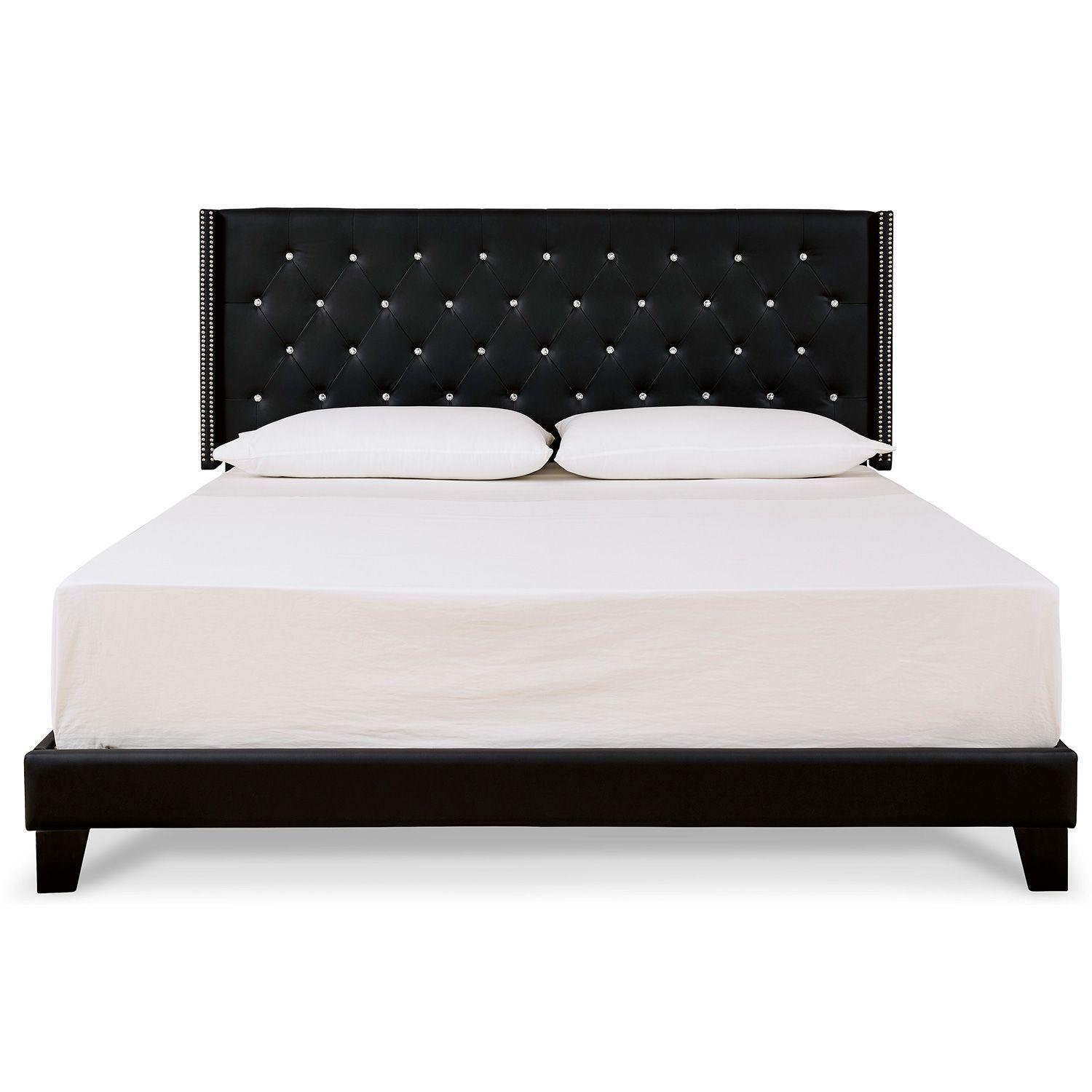 Cama 2 plazas Vintasso black-2