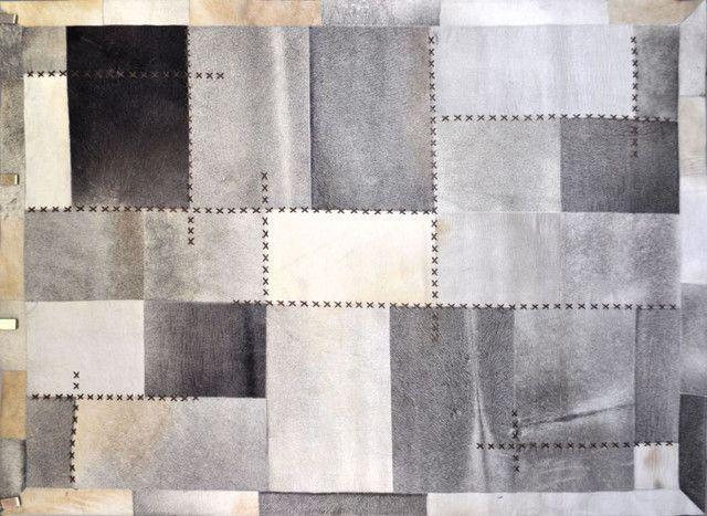 Patchwork Cuero Nir 121 190X290-0