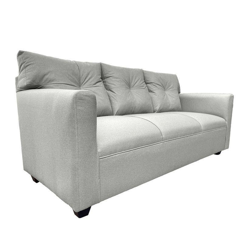 Juego Living Mateo Chenille Gris Pata Plastica 3C.1C.1C-4