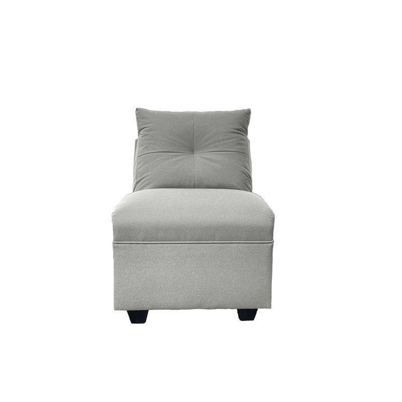 Juego Living Mateo Chenille Gris Pata Plastica 3C.1C.1C-2