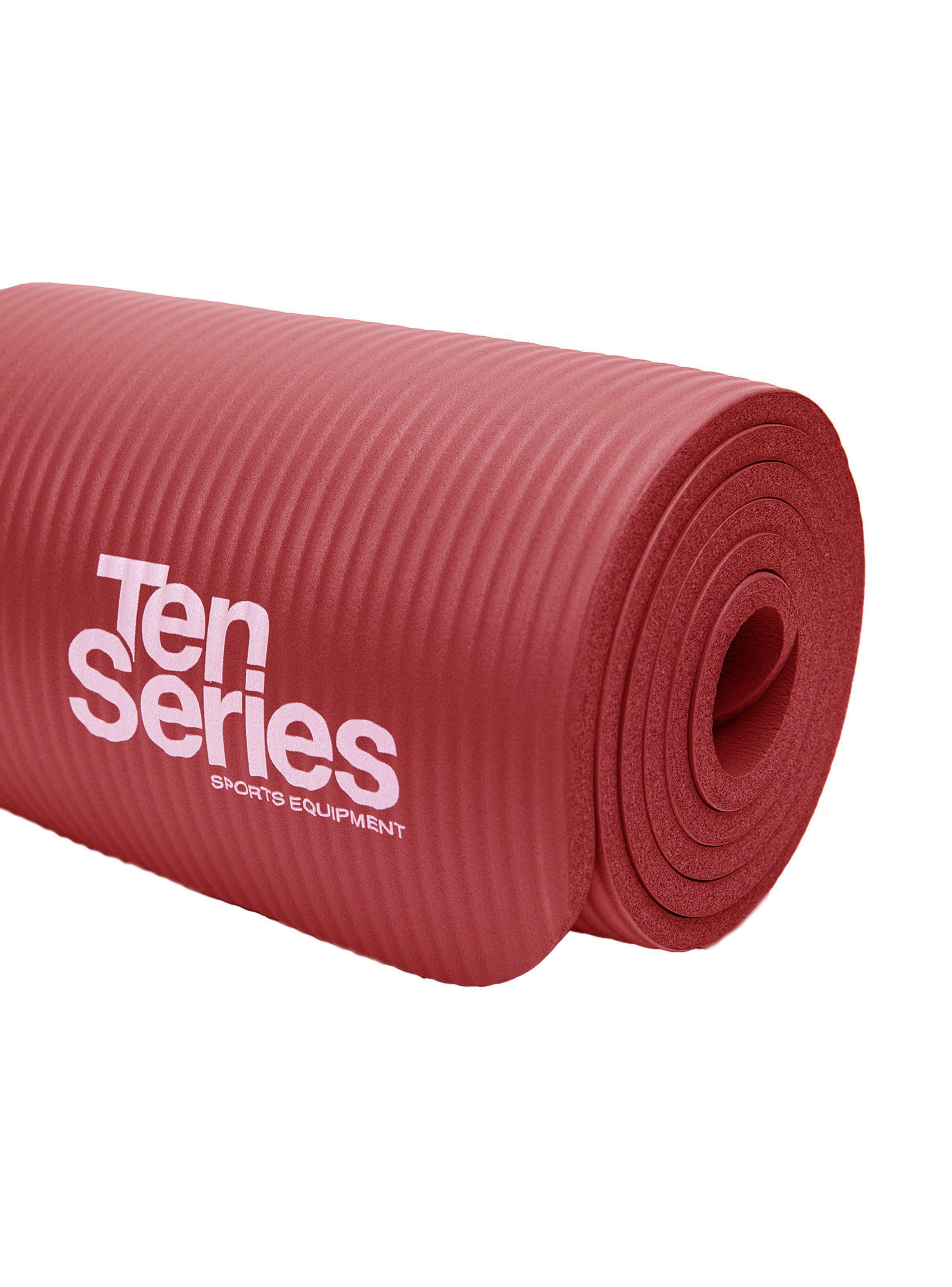 Mat De Yoga y Entrenamiento Rojo Ten series-0