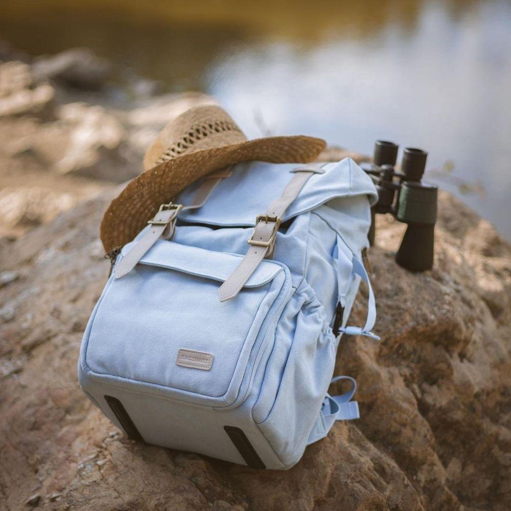 Bagsmart Mochila para camara y notebook de 15" - Azul-2
