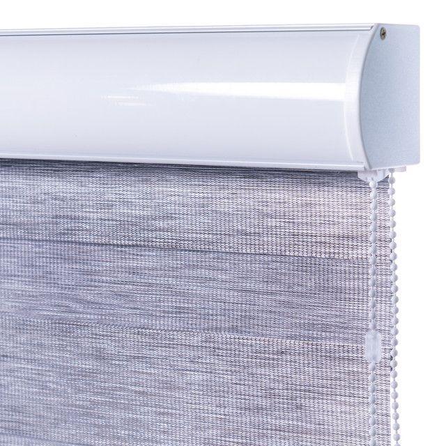 Cortina Duo Rústica Gris 180x120 cm-2