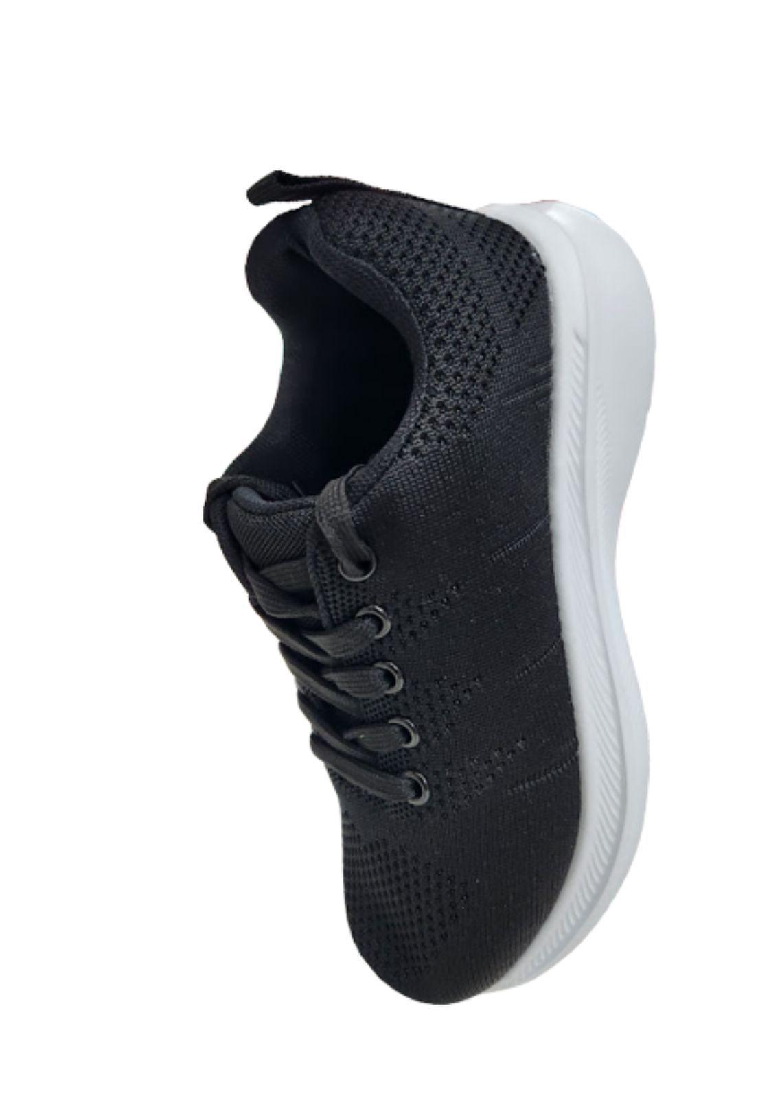 Zapatilla Escolar Niño Negro Deportiva-2