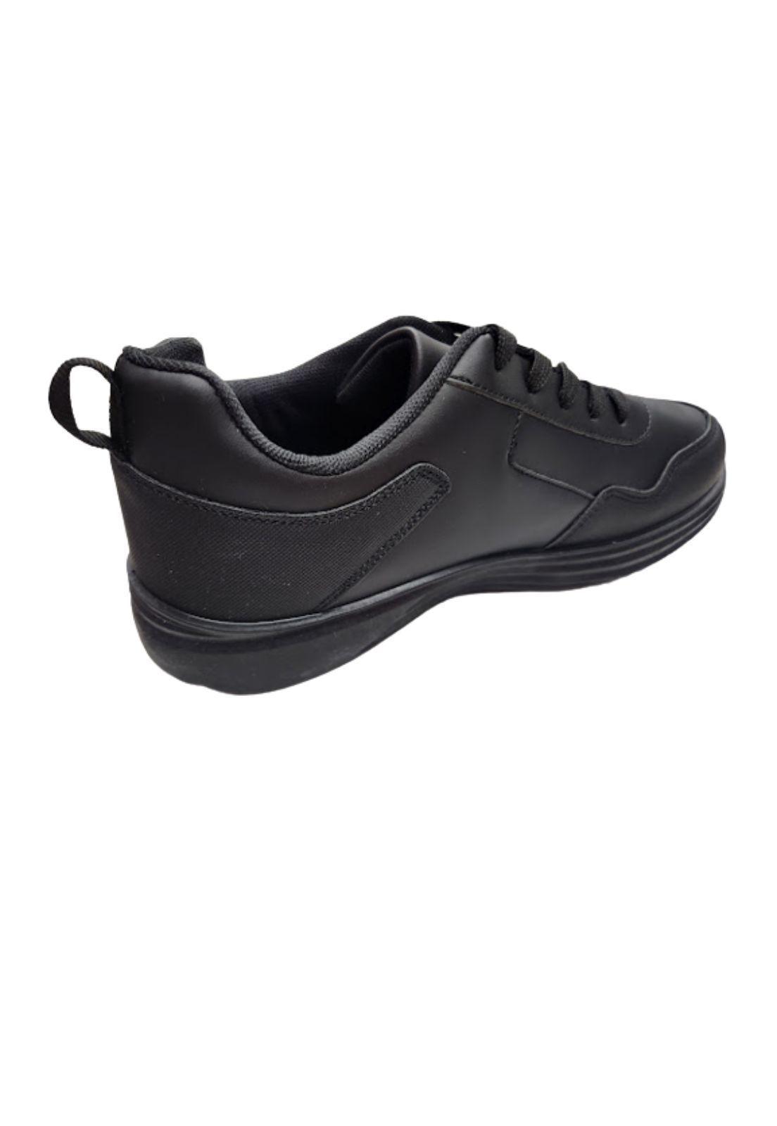 Zapatilla Deportiva Escolar Negro Unisex-1