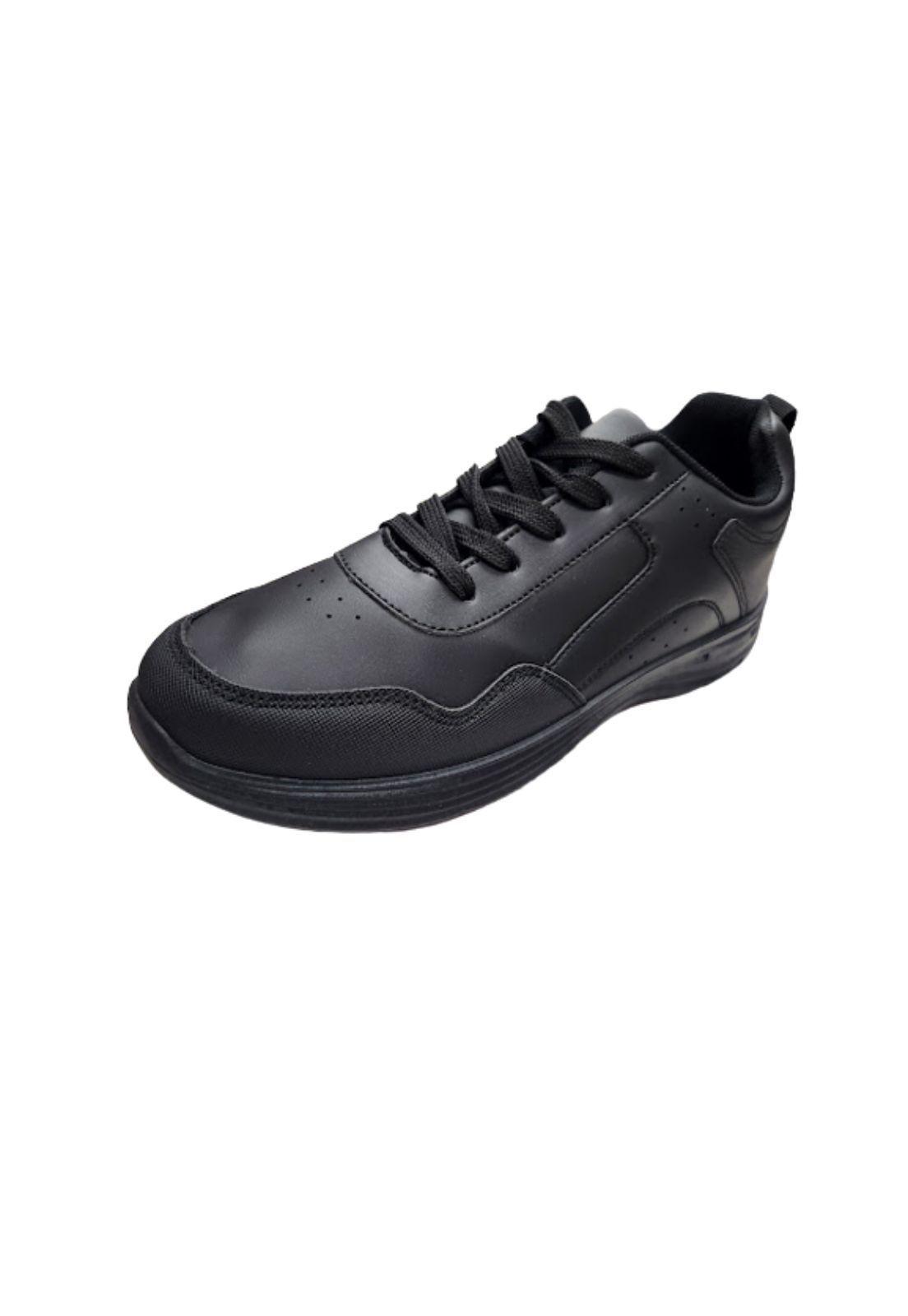 Zapatilla Deportiva Escolar Negro Unisex-0