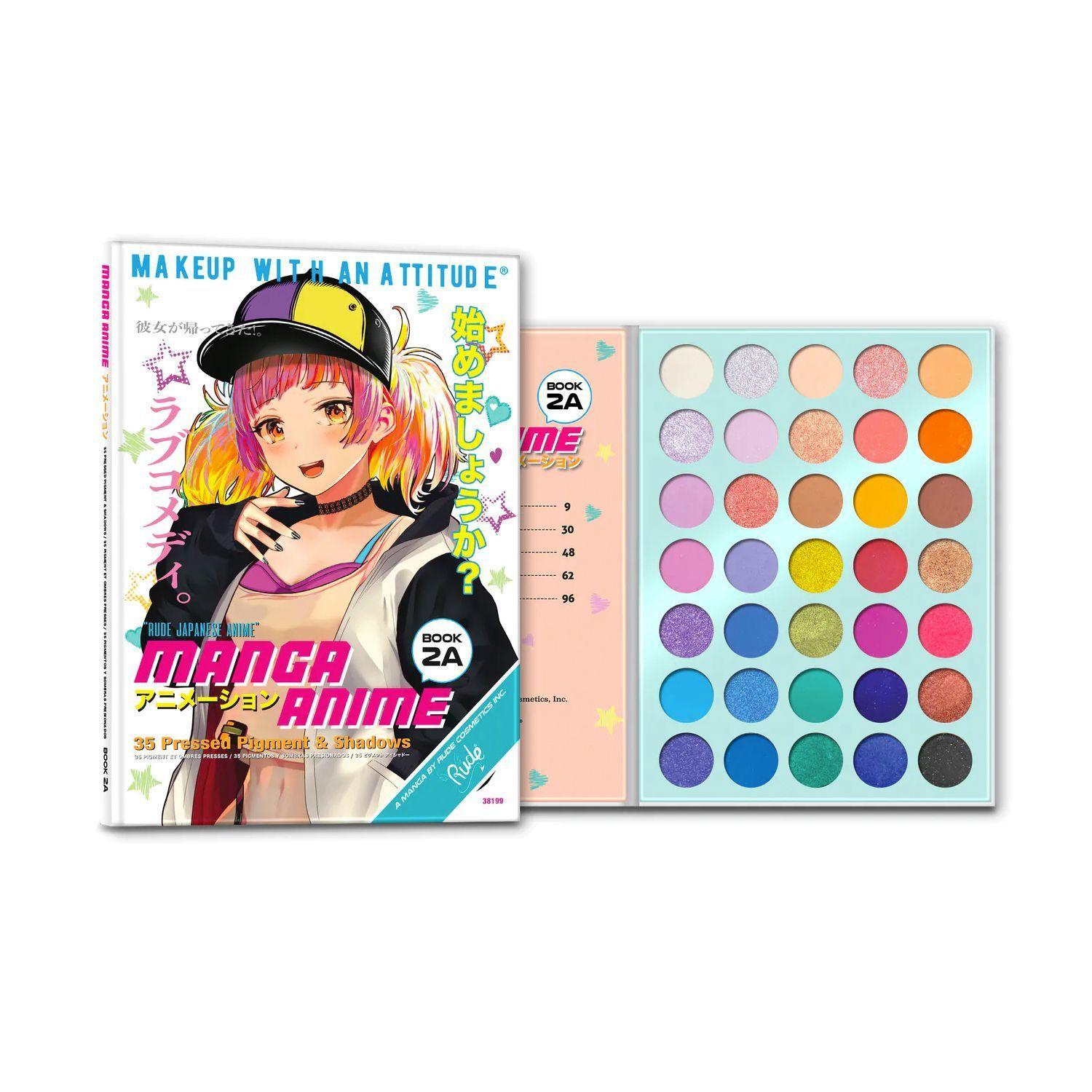 Paleta de Maquillaje "Manga animé" Book 2A Rude Cosmetics-0