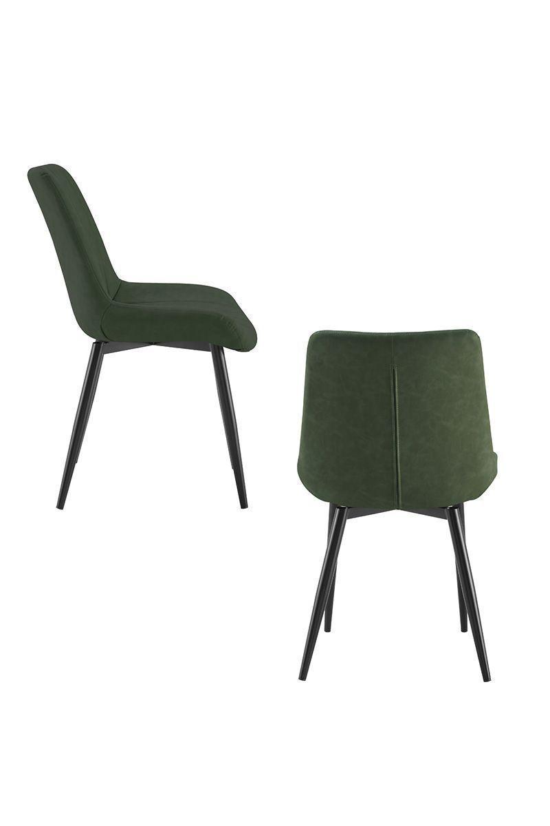 Pack 4 Silla Comedor Sitial Dorianna Verde-3