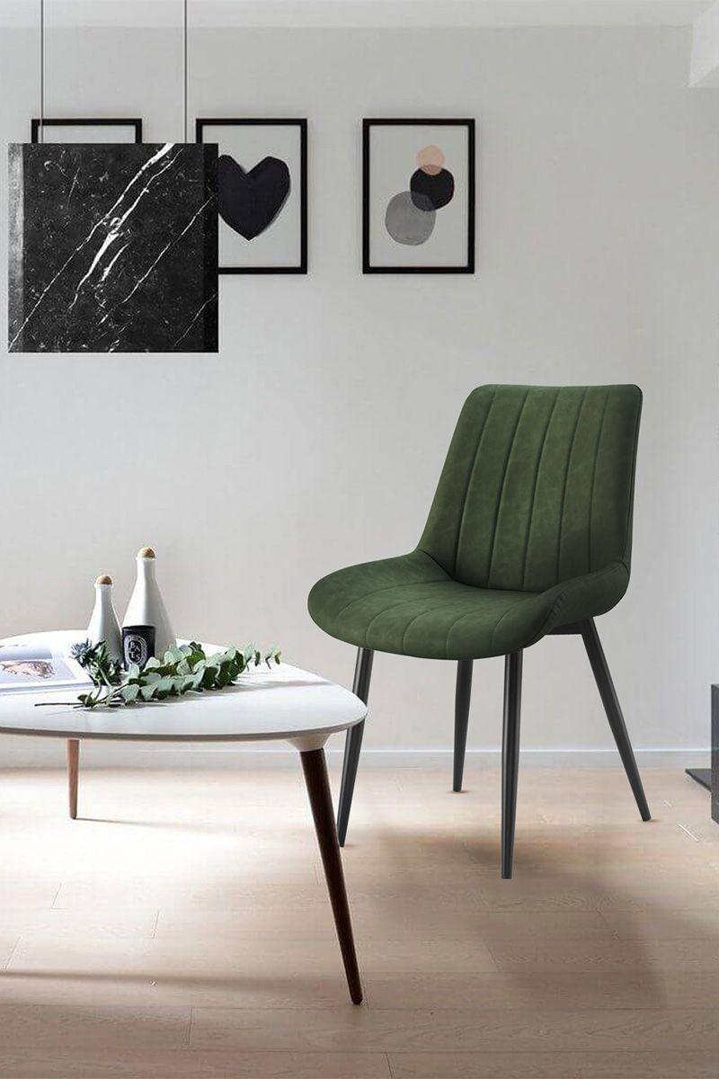 Pack 4 Silla Comedor Sitial Dorianna Verde-1