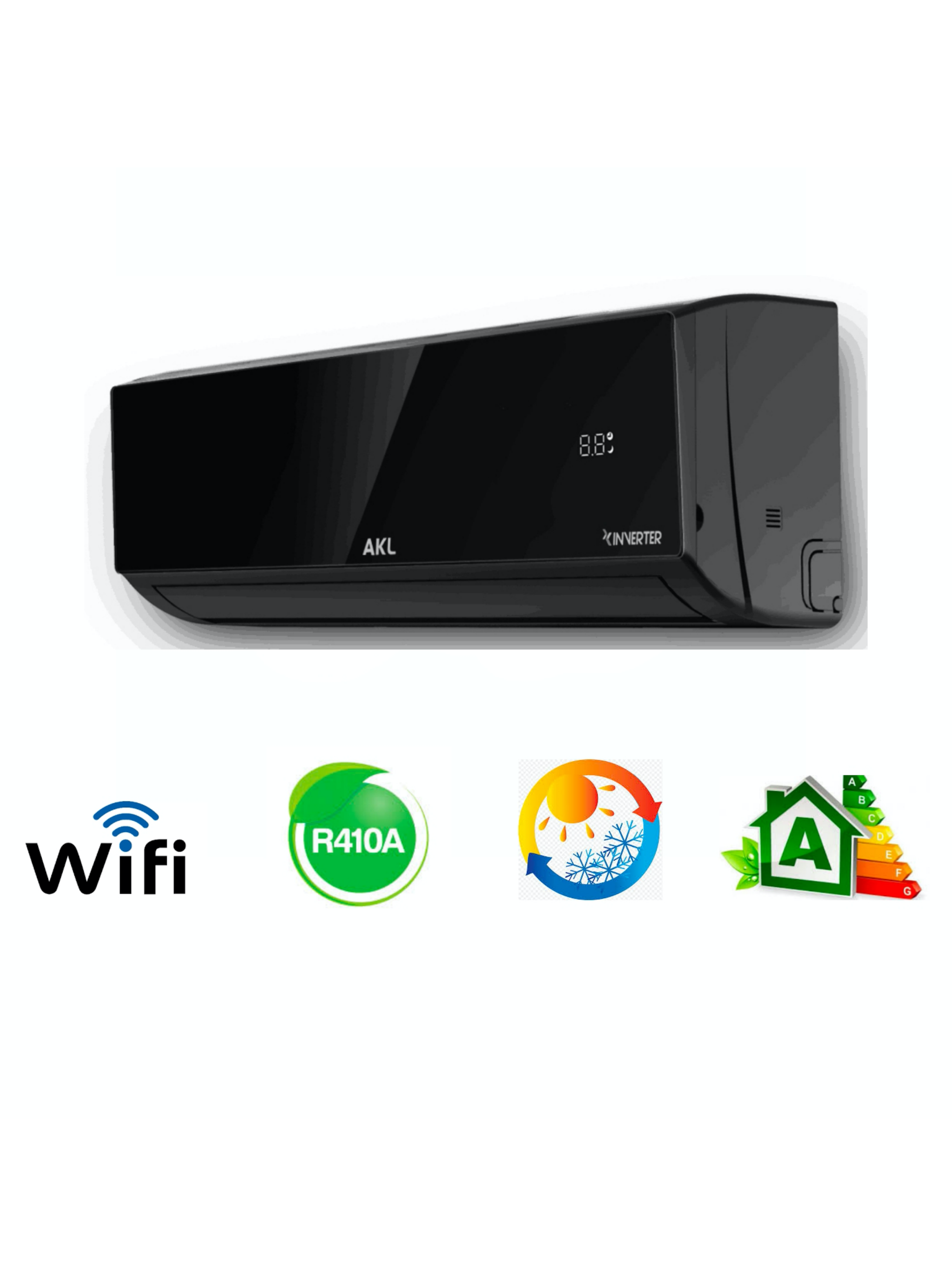 Aire Frio-Calor AKL Black Inverter Wifi 12.000 btu-3