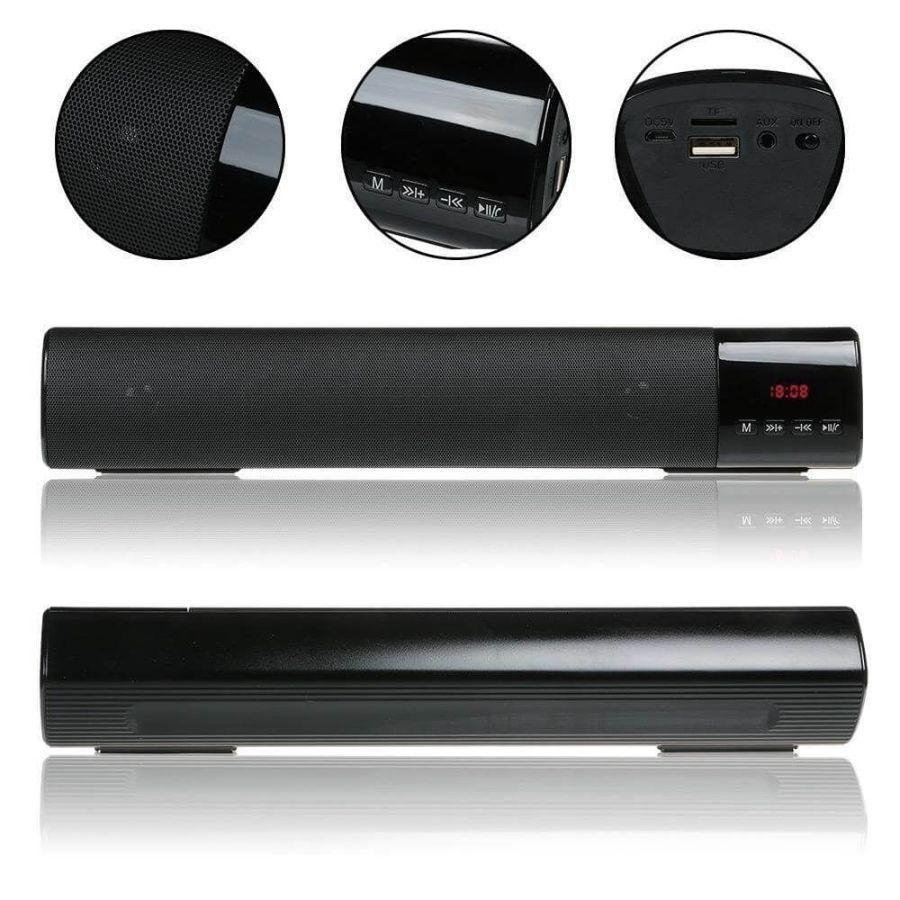 Barra De Sonido Altavoz Parlante Bluetooth Estéreo-2