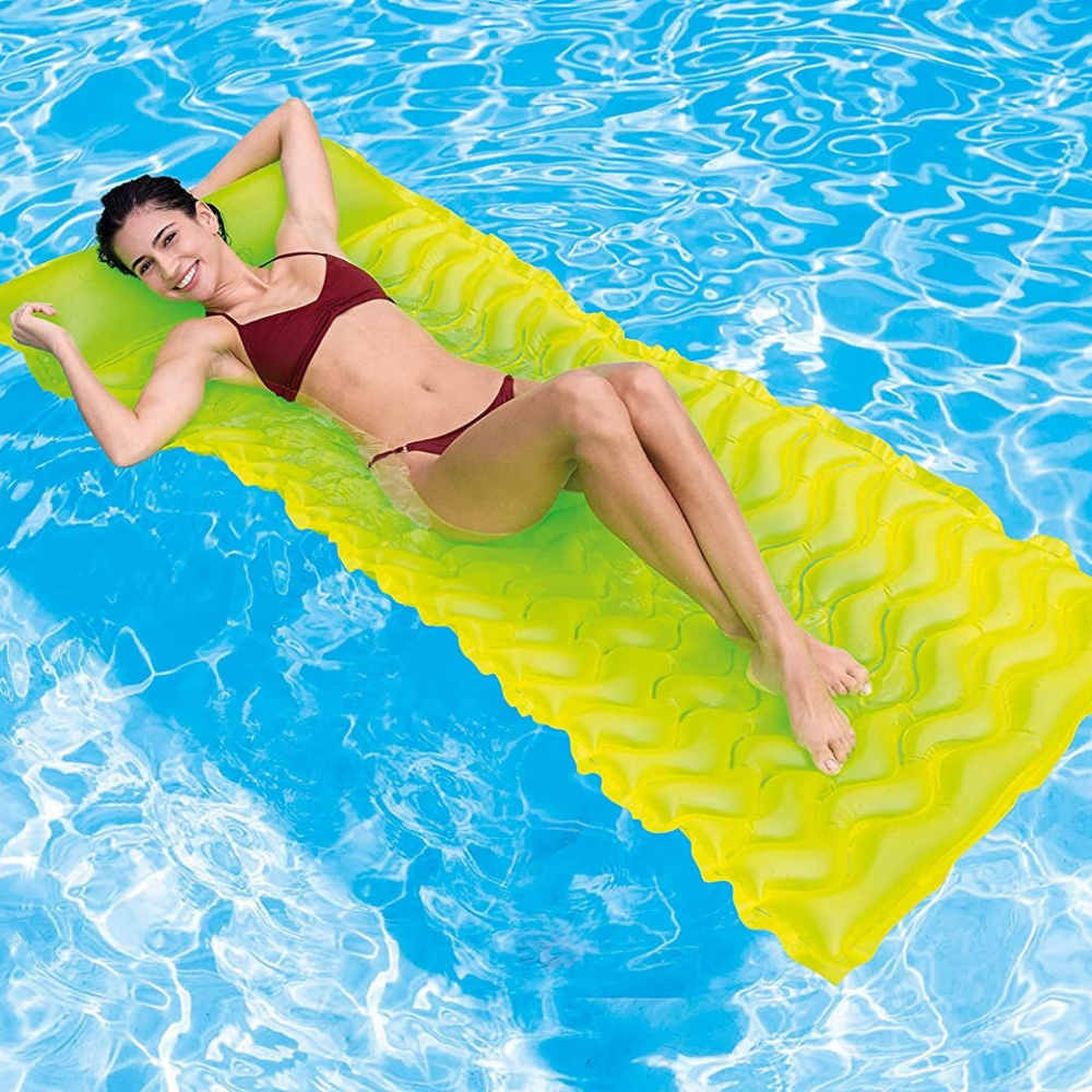 Flotador Inflable 229x86 Cm Tote-n-Float Amarillo-1