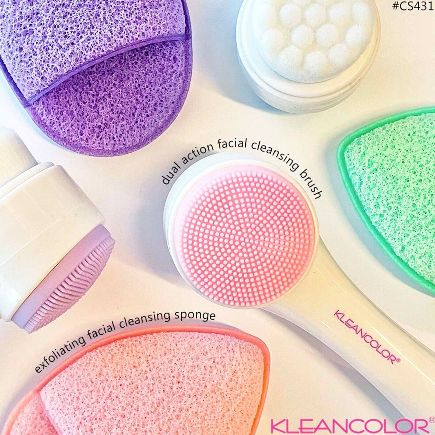 Set Limpieza Facial: Cepillo y Esponja KleanColor-4