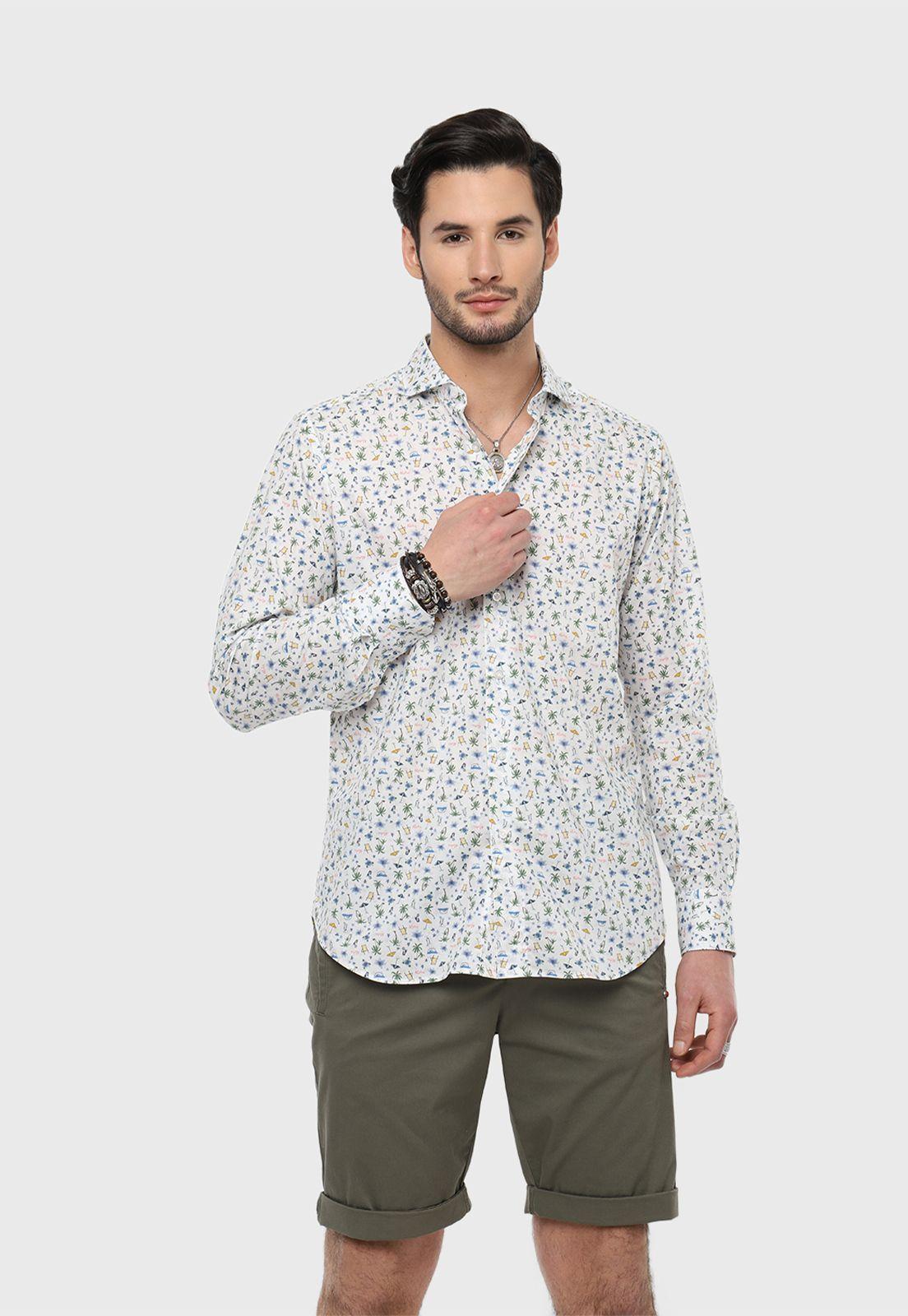 Camisa Italiana Print Arrow-0