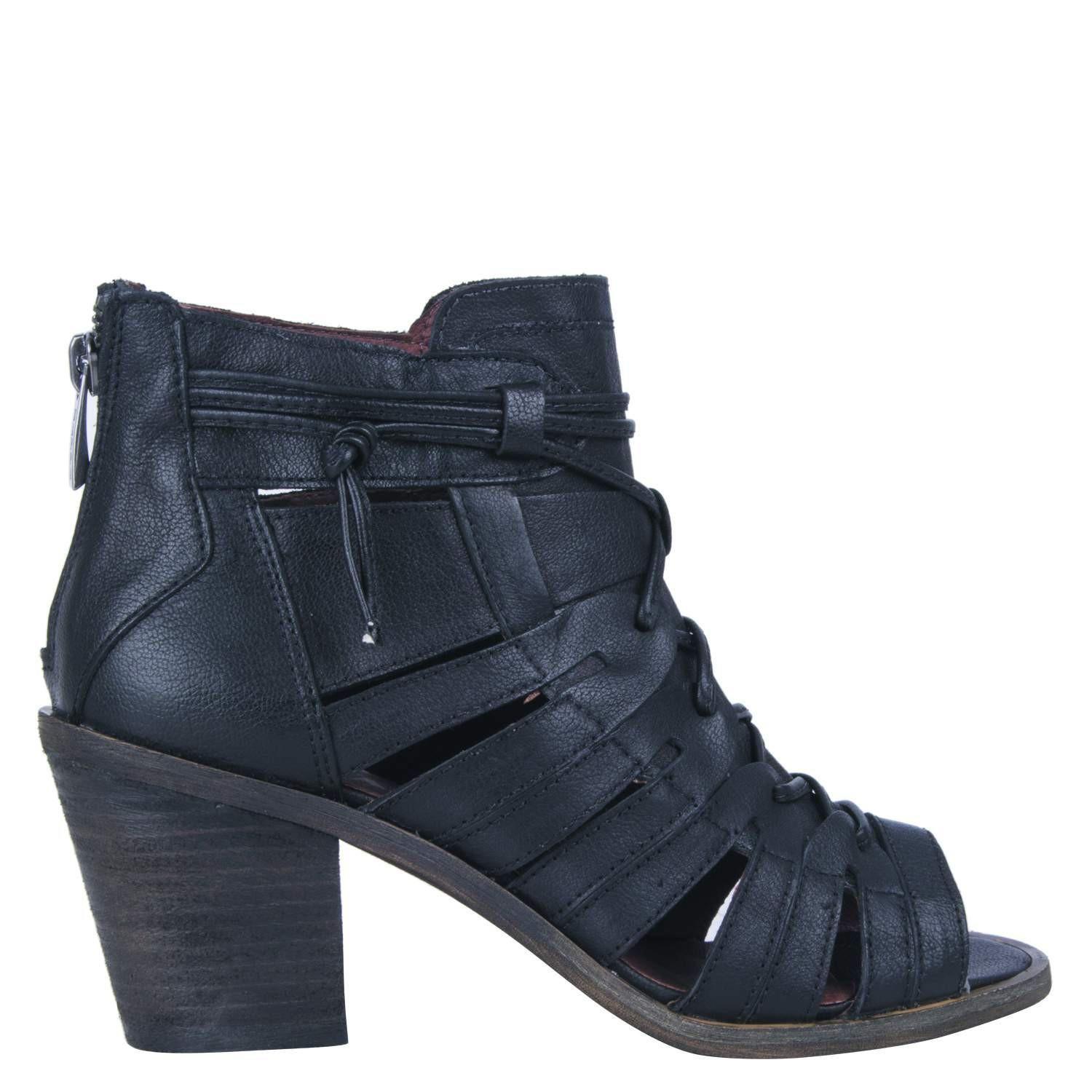 Sandalia Gahan Zappa Mujer Negro - X530-1