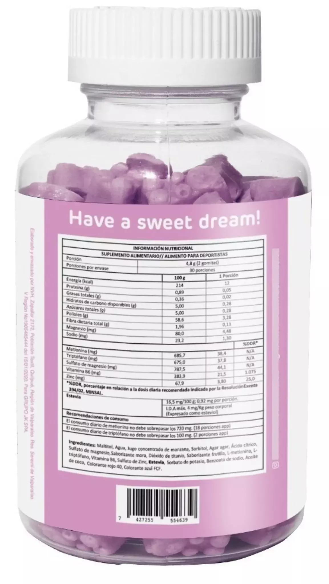Gomitas  Healthy  Gummies Noche Metionina Para El Sueño-1
