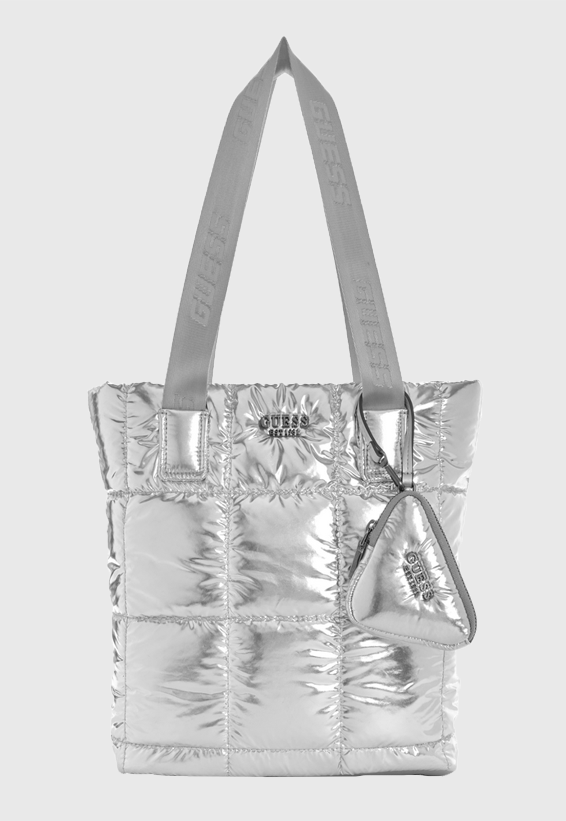 Cartera Active Aspen Tote Sil Plateado Guess-0