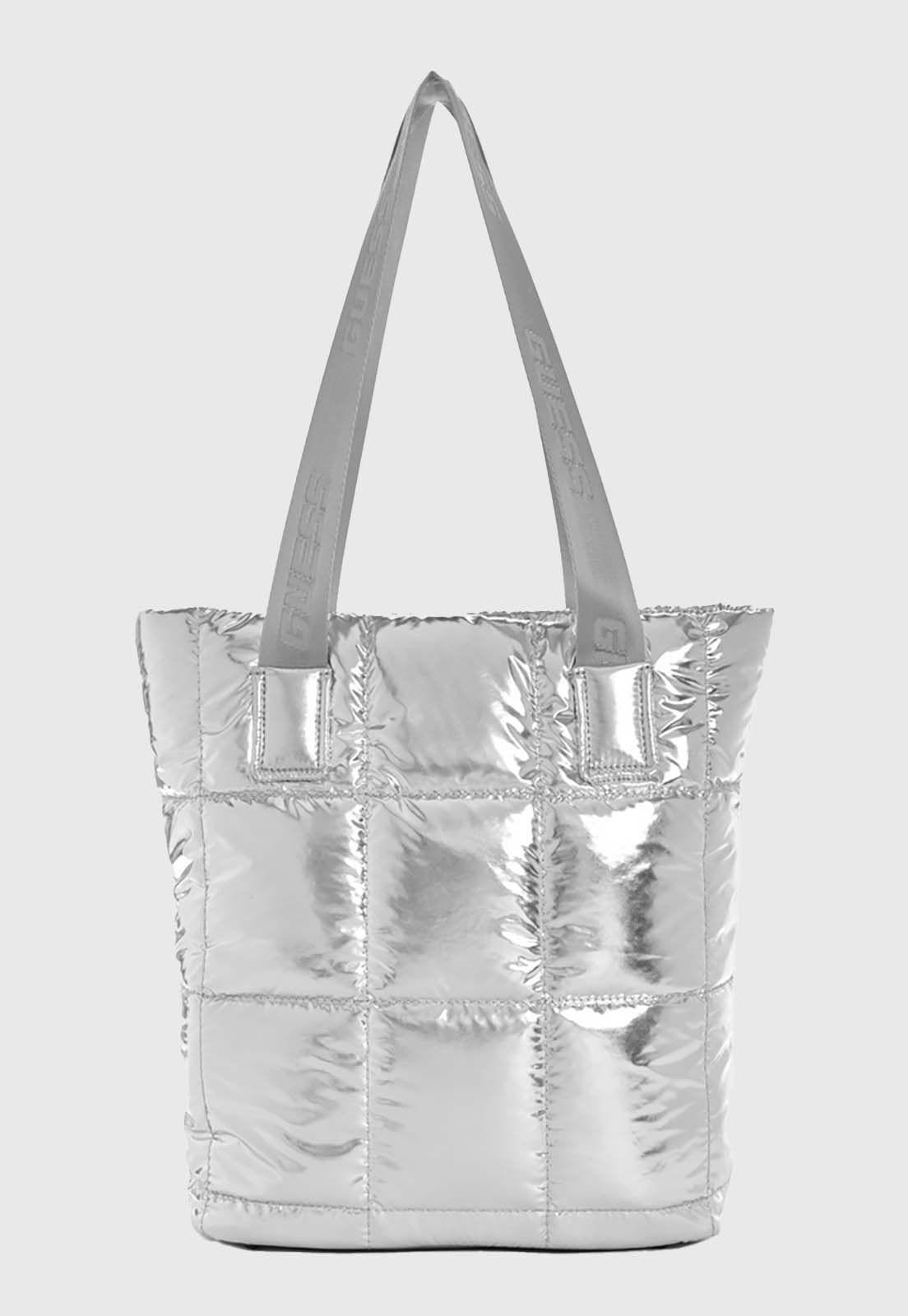 Cartera Active Aspen Tote Sil Plateado Guess-2