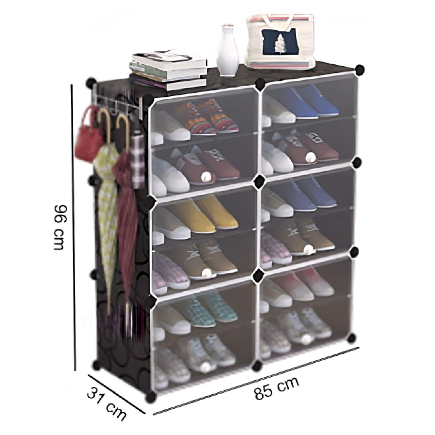Vitrina Zapatero Con Repisas Multiuso Estante Organizador-3