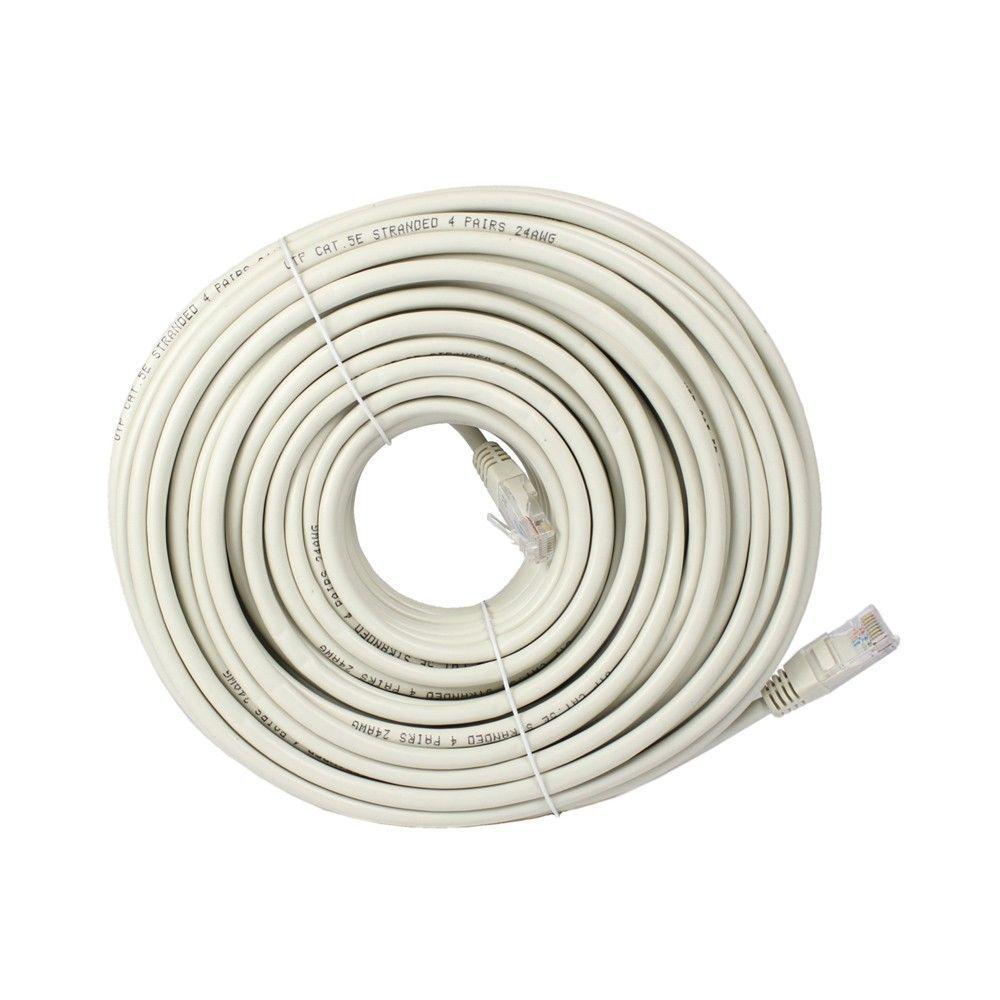 Cable De Red Categoría 5E, Color Gris, 30 Metros-2