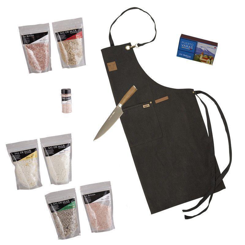 Set Parrillero 165 WAYU + Mix Sales Gourmet 10 Piezas Profesional-0