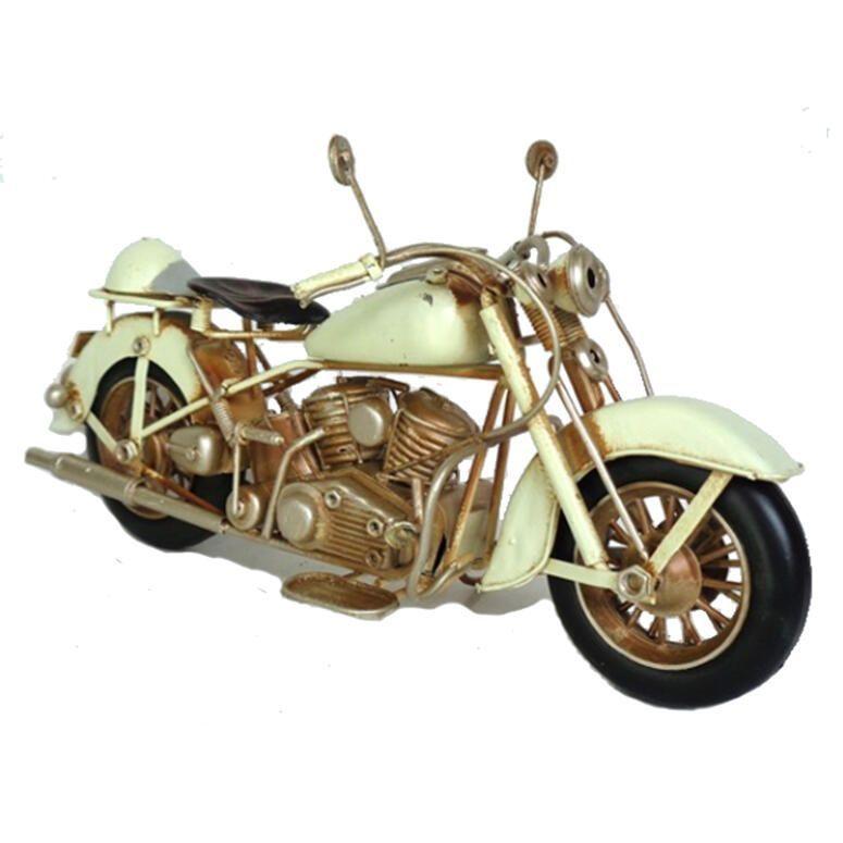 Moto vintage metalica Unico-0