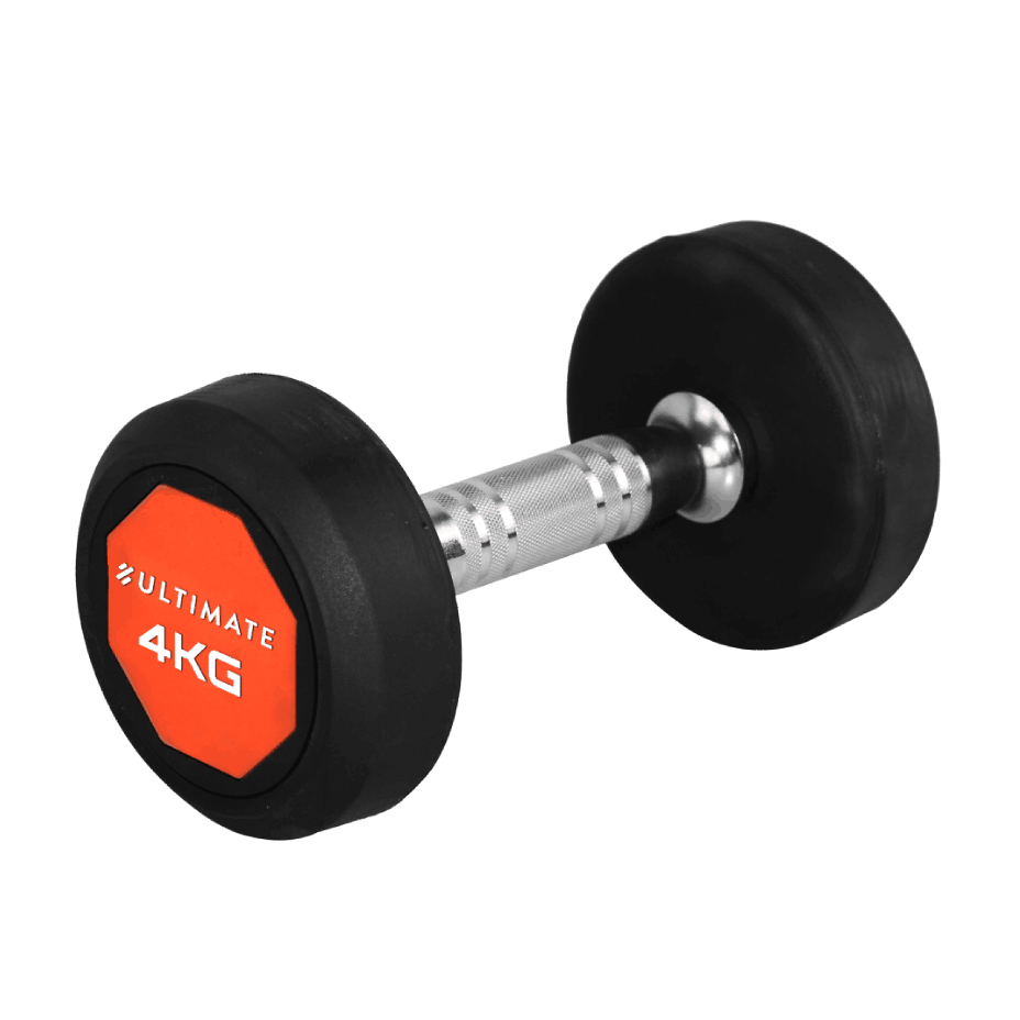 Mancuernas Cromadas Engomadas Pro 4 kg (Par)-0