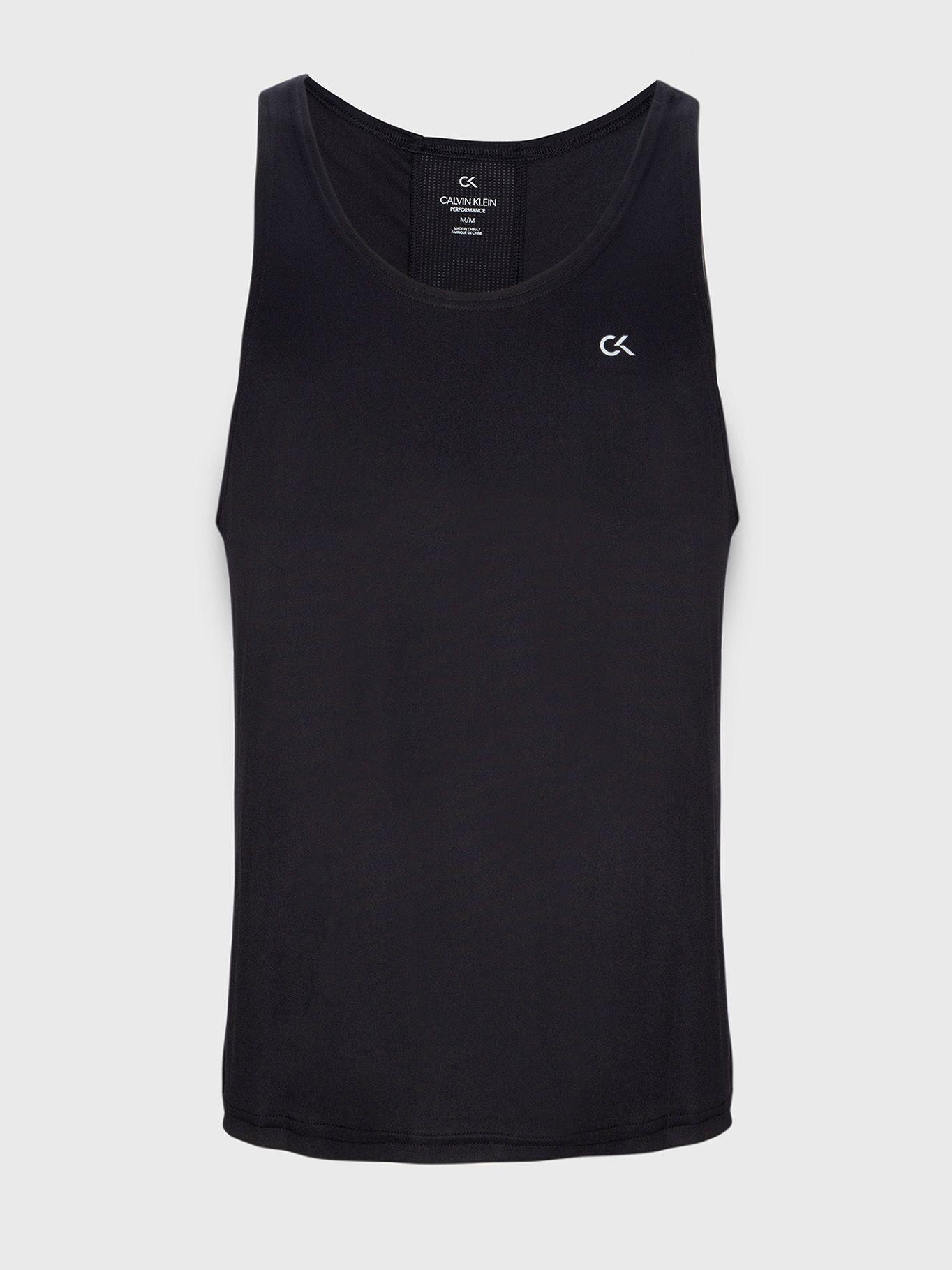 Polera Deportiva Tank Negro Calvin Klein-0