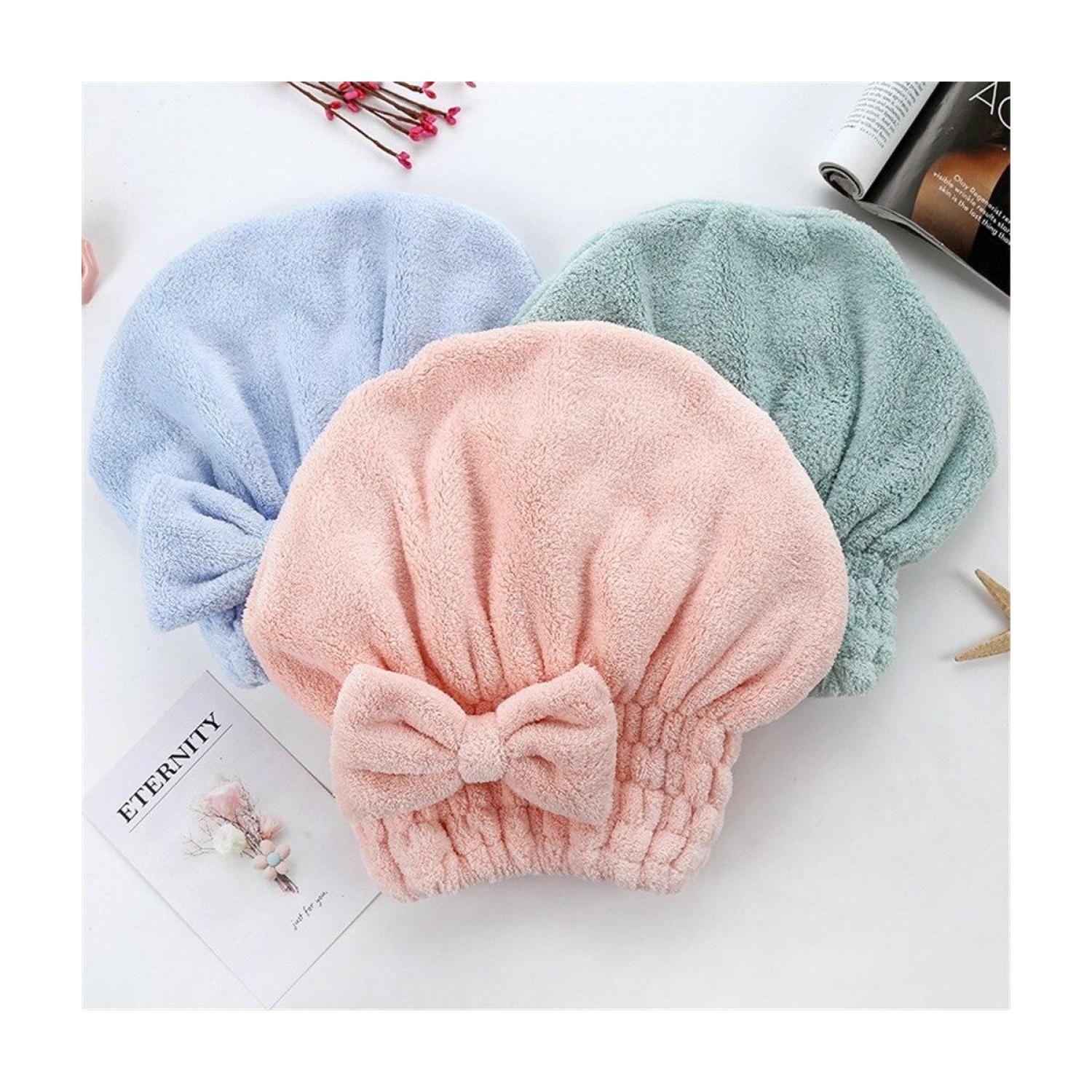 Gorro secar cabello. Rosa-1