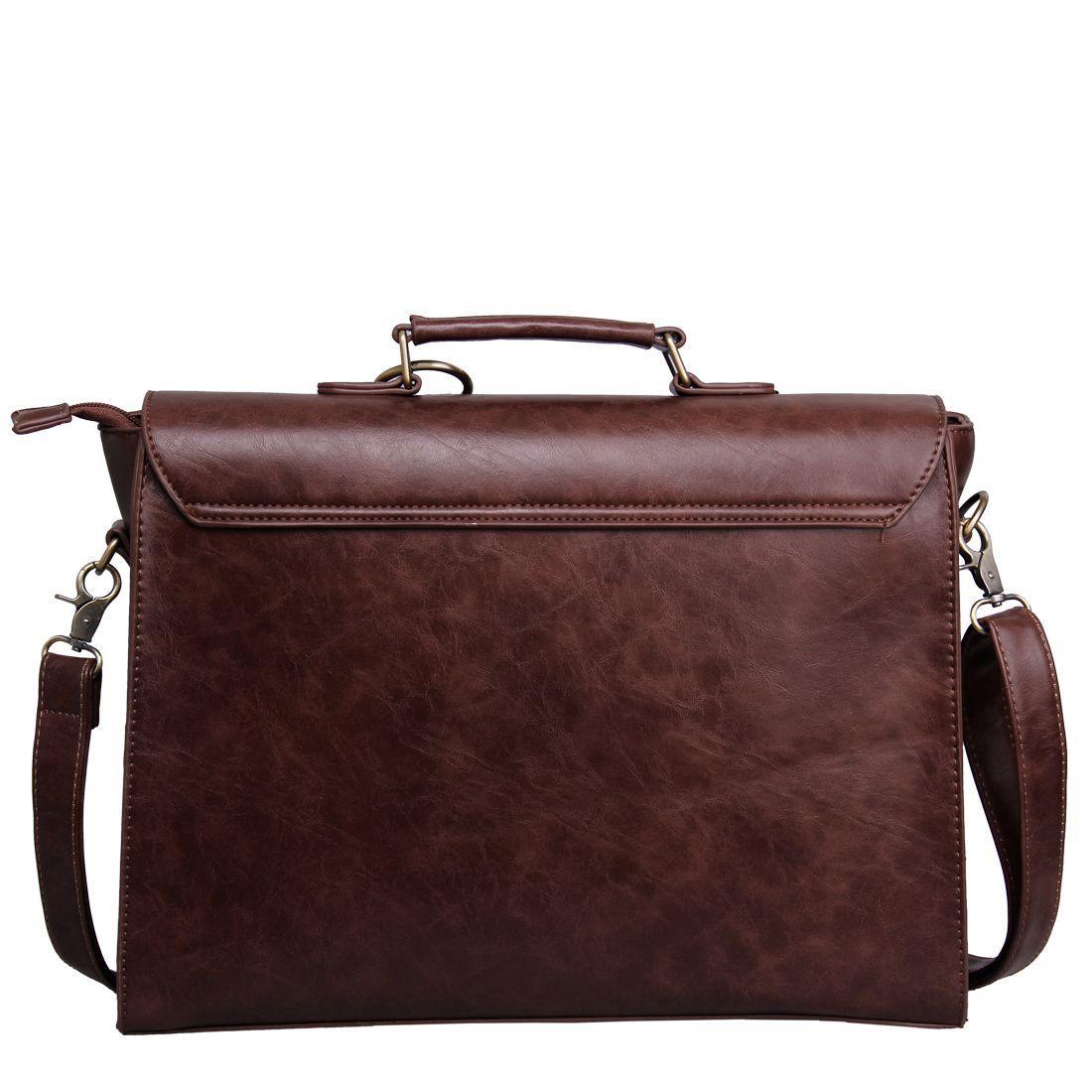 Ecosusi Maletín BOW para laptop 14" - Café-2