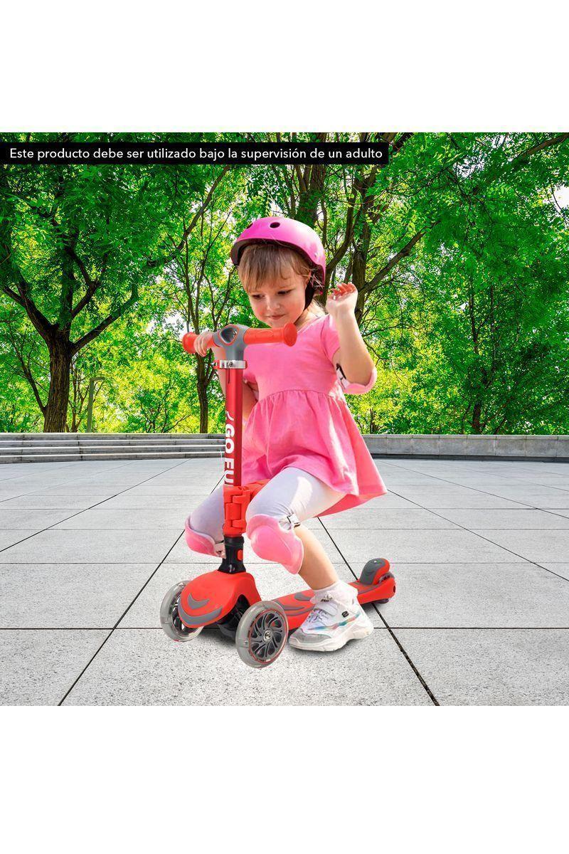 Scooter infantil 2N1 GOFUN rojo-1